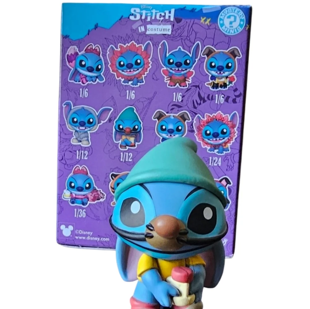 Disney Stitch Toy In GusGus Costume Mini Mystery Funko Small